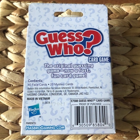Hasbro Guess Who? Card Game - Picture 2 of 4